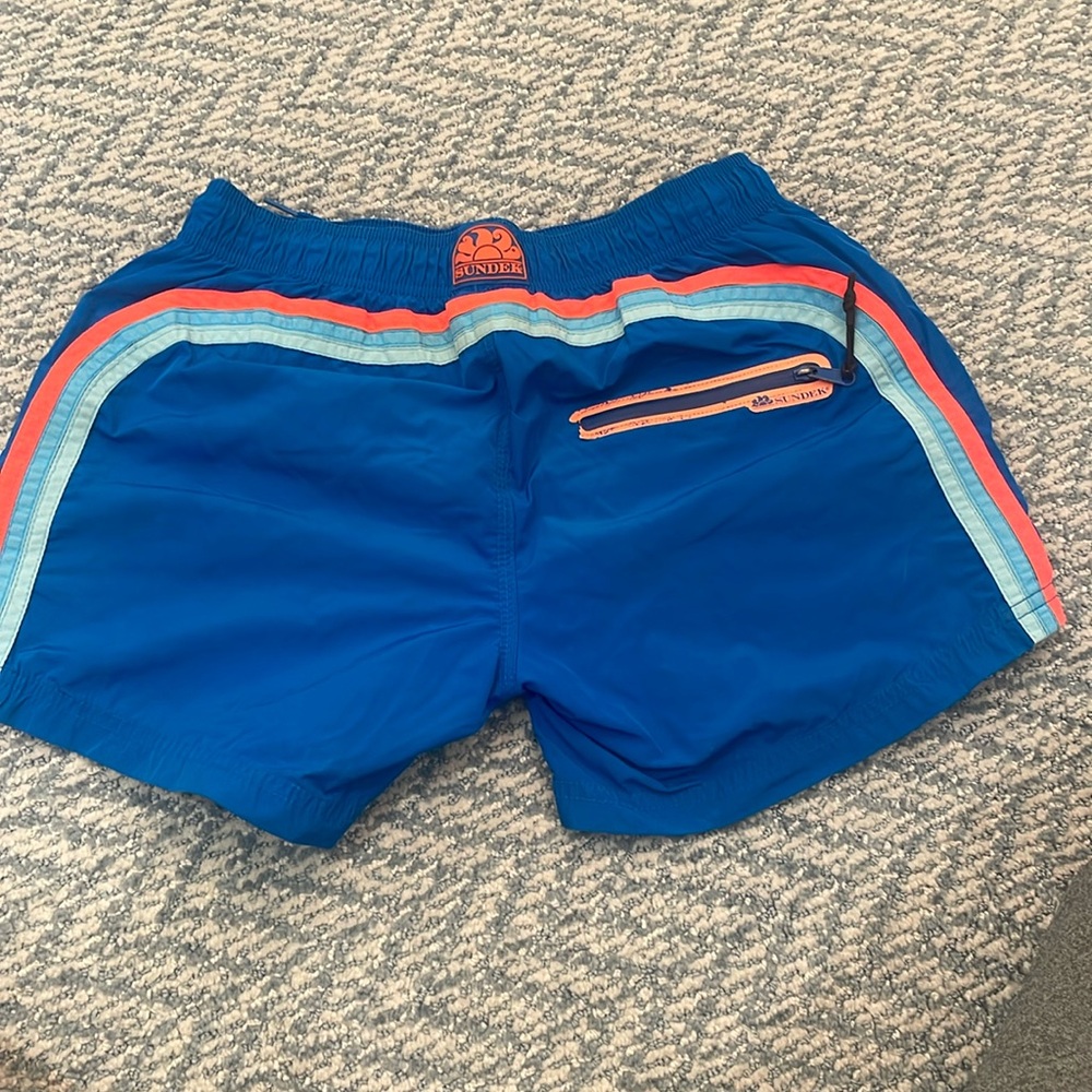 Sundek boys swim bathingsuit blue size 14